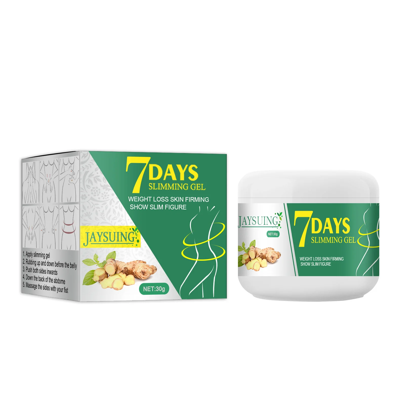 Ginger Slimming Cream for Belly and Body Shaping – Tightening & Firming