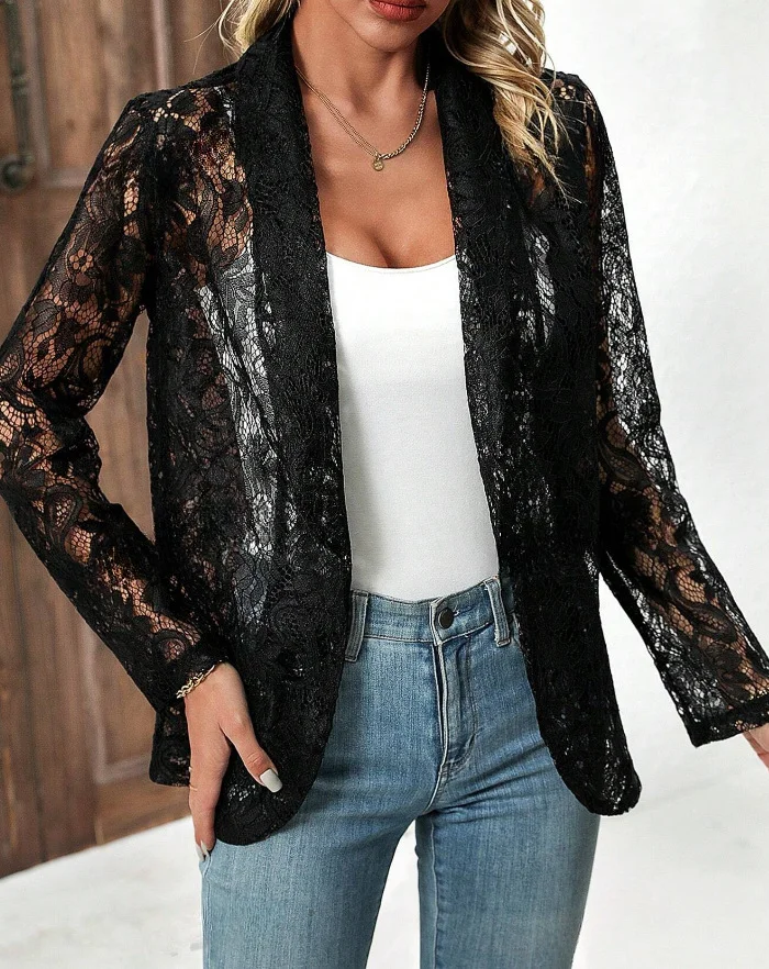 Lace Blouse Jacket