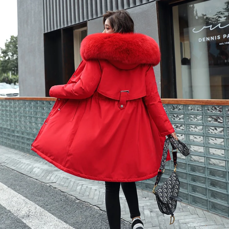 Ladies Mid-length Down Padded Jacket
