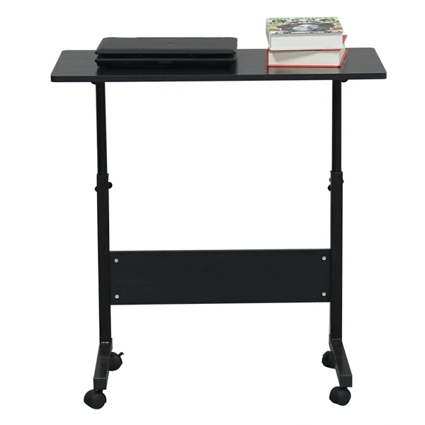 Large Mobile Multi Purpose Side Desk Computer Desk Cover - Black
