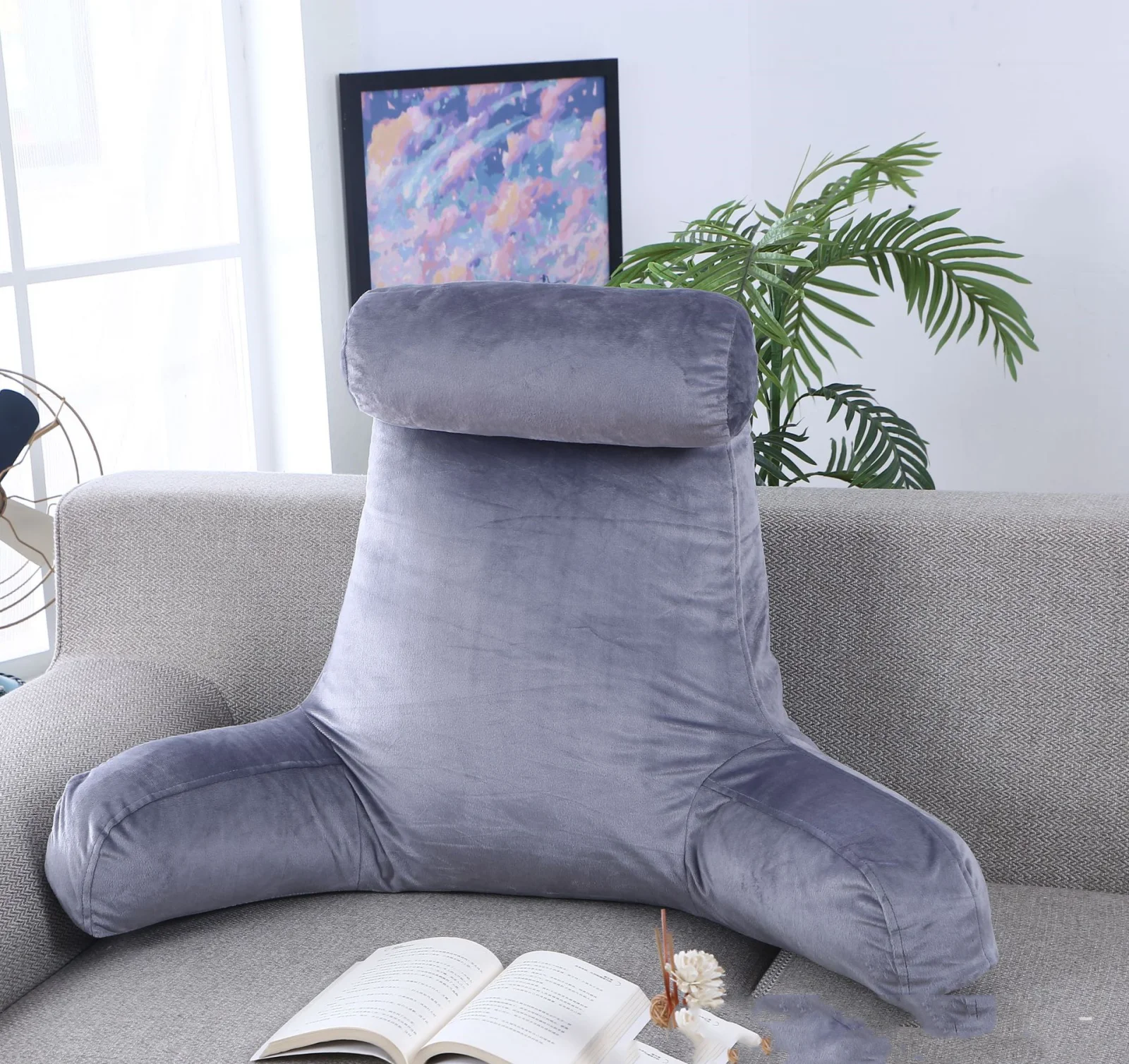 Lazy Sofa Detachable Armchair Waist Backrest