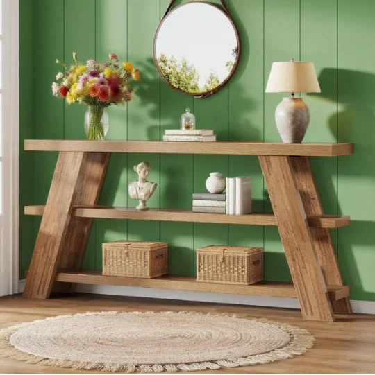 Long Console Table Living Room Table