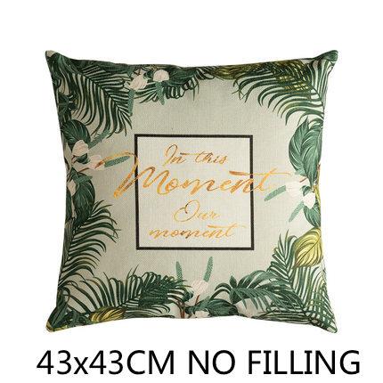 Madagascar, Jungle Animal Cushion Cover in Lush Green