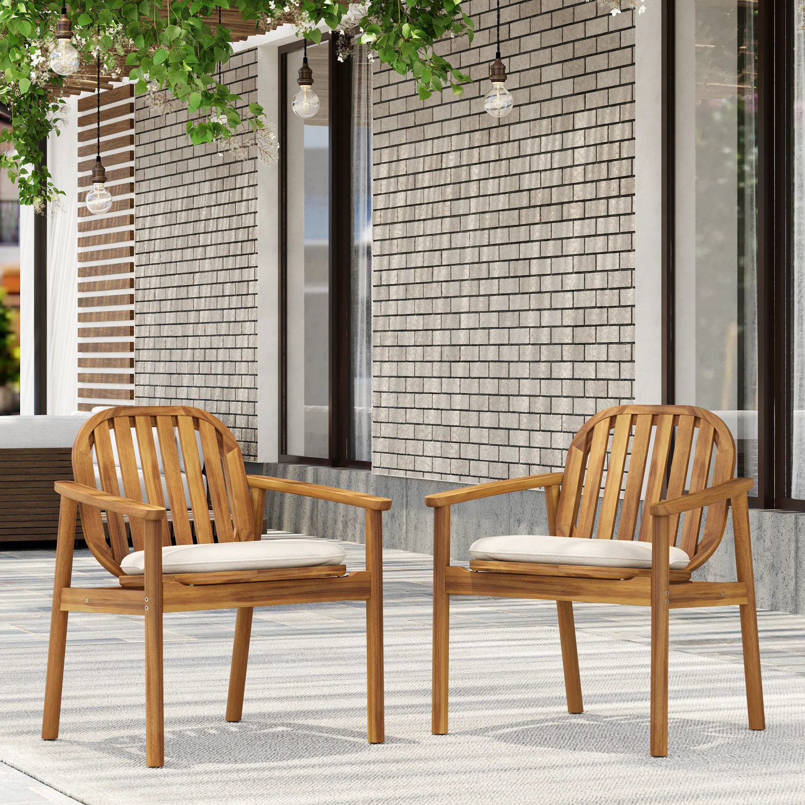 Meja Dining Chair with Cushion Set of 2