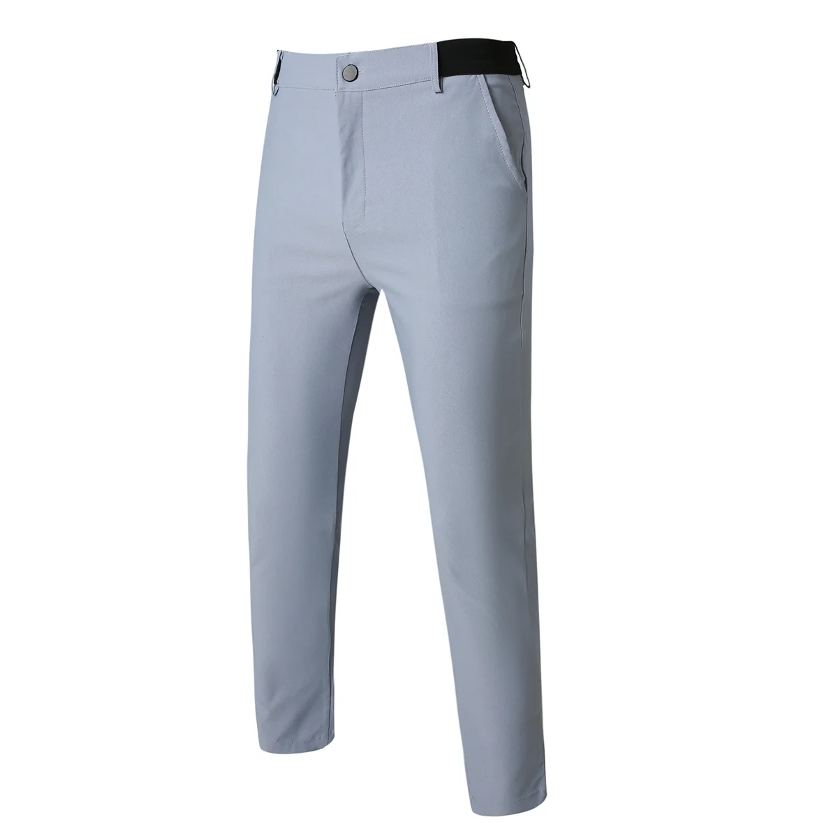 Men’s Skinny Casual Pants – High‑Stretch 100% Polyester Business‑Casual Style
