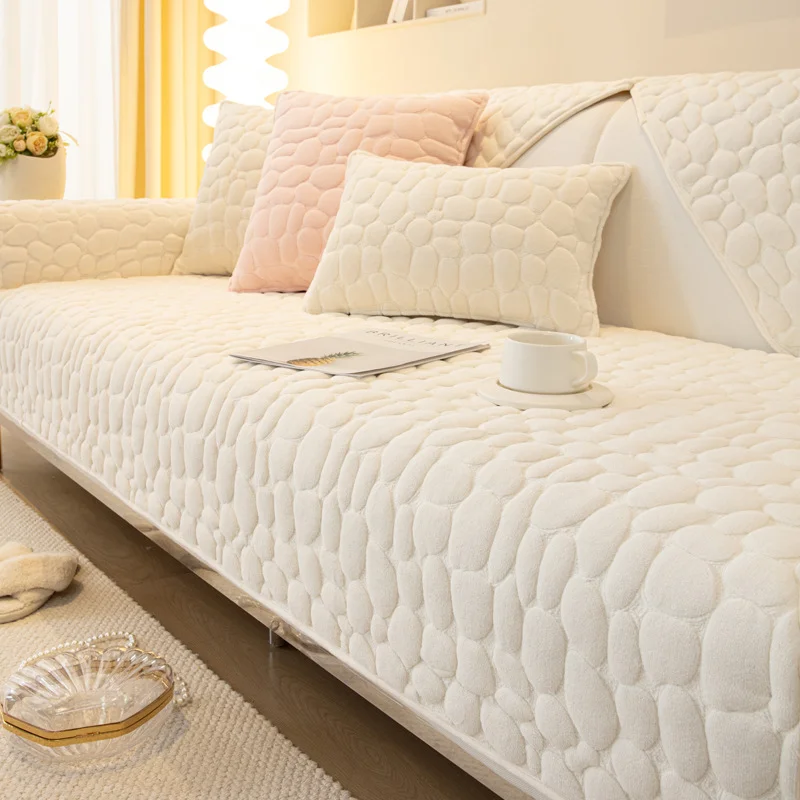 Milk Velvet Winter Sofa Cushion Thickened Anti Slip Seat Cushion