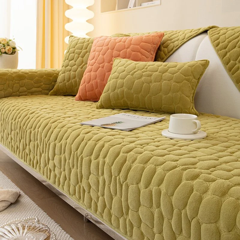 Milk Velvet Winter Sofa Cushion Thickened Anti Slip Seat Cushion