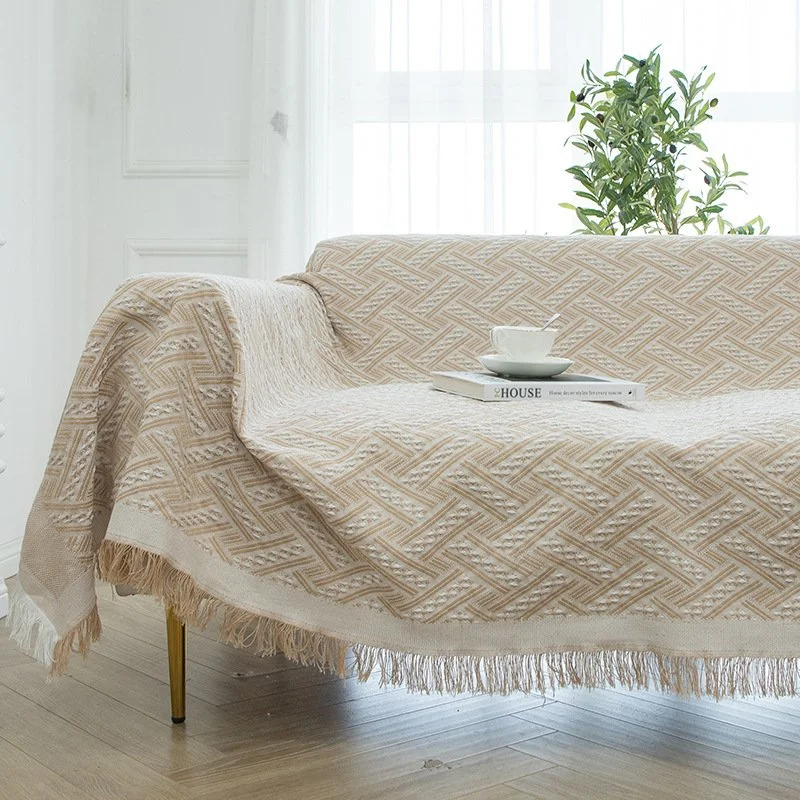 Modern Simple Universal Solid Color Sofa Cover Slipcover
