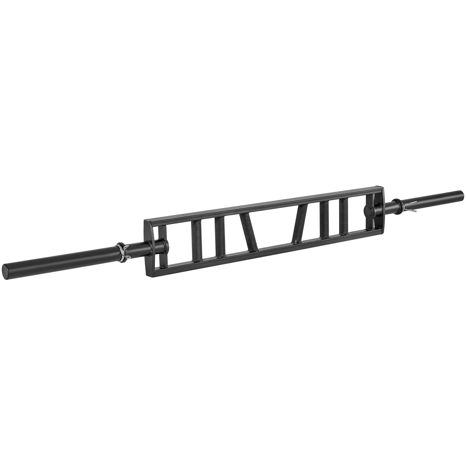 Multi-grip Barbell, 2-inch 3 Positions Swiss Bar, 550 Lbs Capacity Heavy Duty Swiss Barbell Training Equipment, with 2 Collars and Knurled Grips, for Home Gym, Support Pressing, Lifting Curls