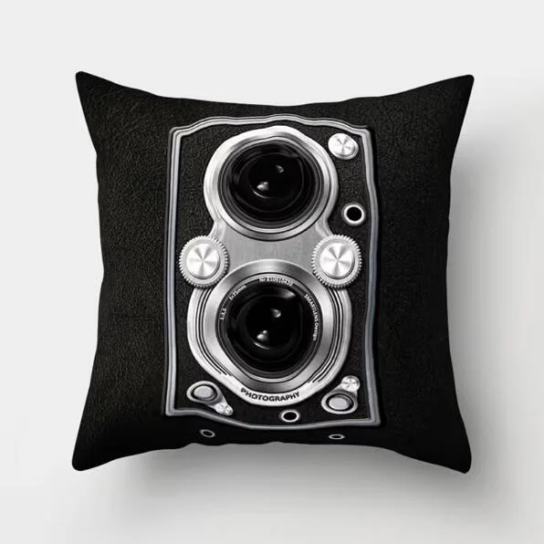 Muxuan Ebay Amazon Muxuan Explosion 3d Printing Camera Pillow Covers Super Soft Cushion Cover