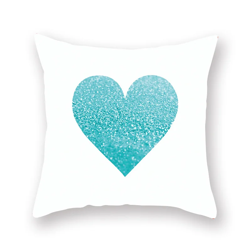 New Plant Green Geometric Picture Pillowcase