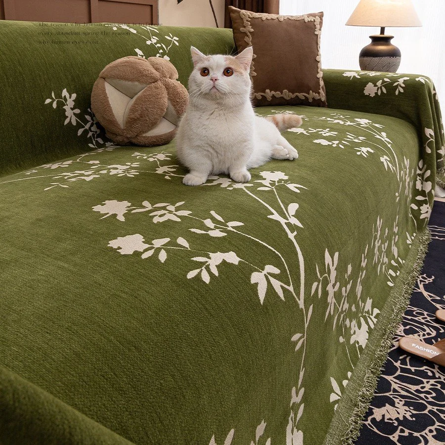 New Retro Sofa Towel Four Seasons Universal Anti-scratching High-grade Sofa Cushion
