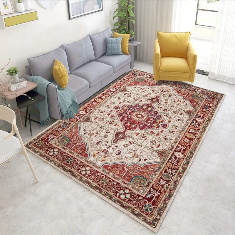 New Style Nordic Bohemian Living Room Rugs Sample Room Living Room Coffee Table Nordic Carpet Customization
