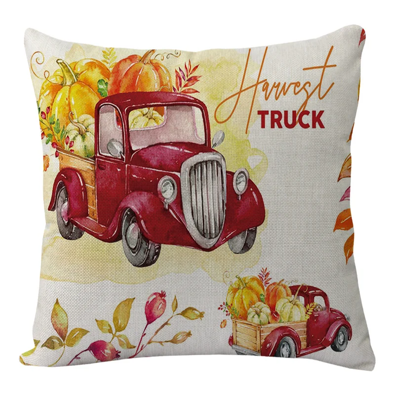 New Sunflower Flower Car Linen Pillowcase