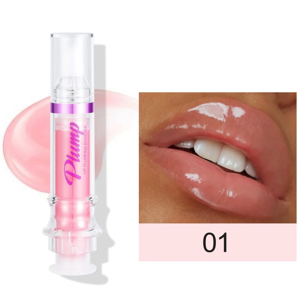 Spicy honey lip color in glass mirror tube – lightweight, shiny, 5‑color lipstick