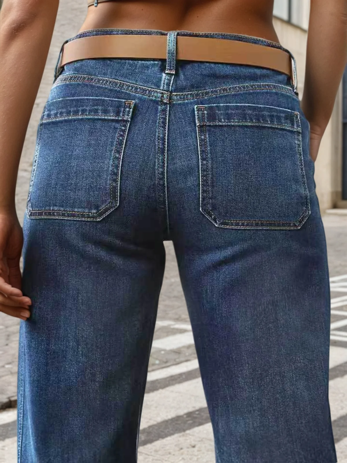 New Women’s Wide Leg Jeans, Autumn and Winter Outfits, Straight Leg Jeans, Mid Rise Jeans