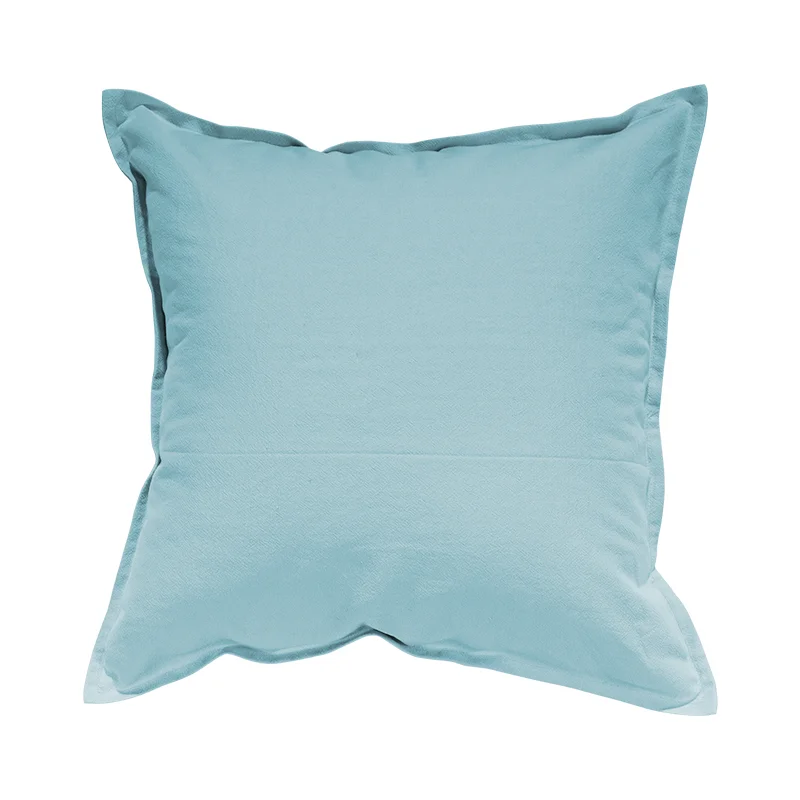 Nordic Solid Color Industrial Style Cotton Linen Pillowcase