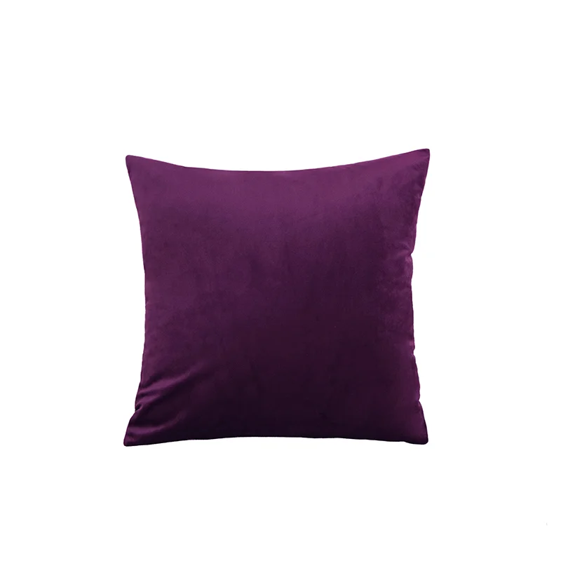 Office Car Lumbar Support Velvet Pillowcase