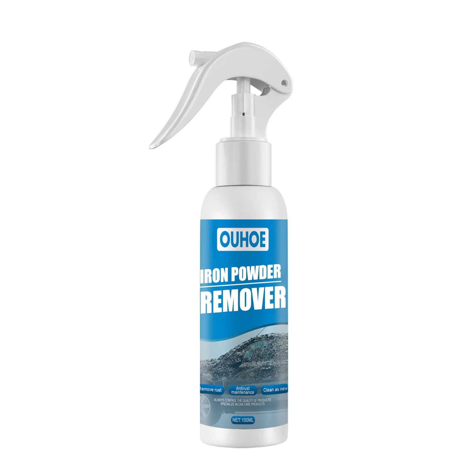 Car iron powder rust remover spray – anti‑rust cleaning spray for automotive paint