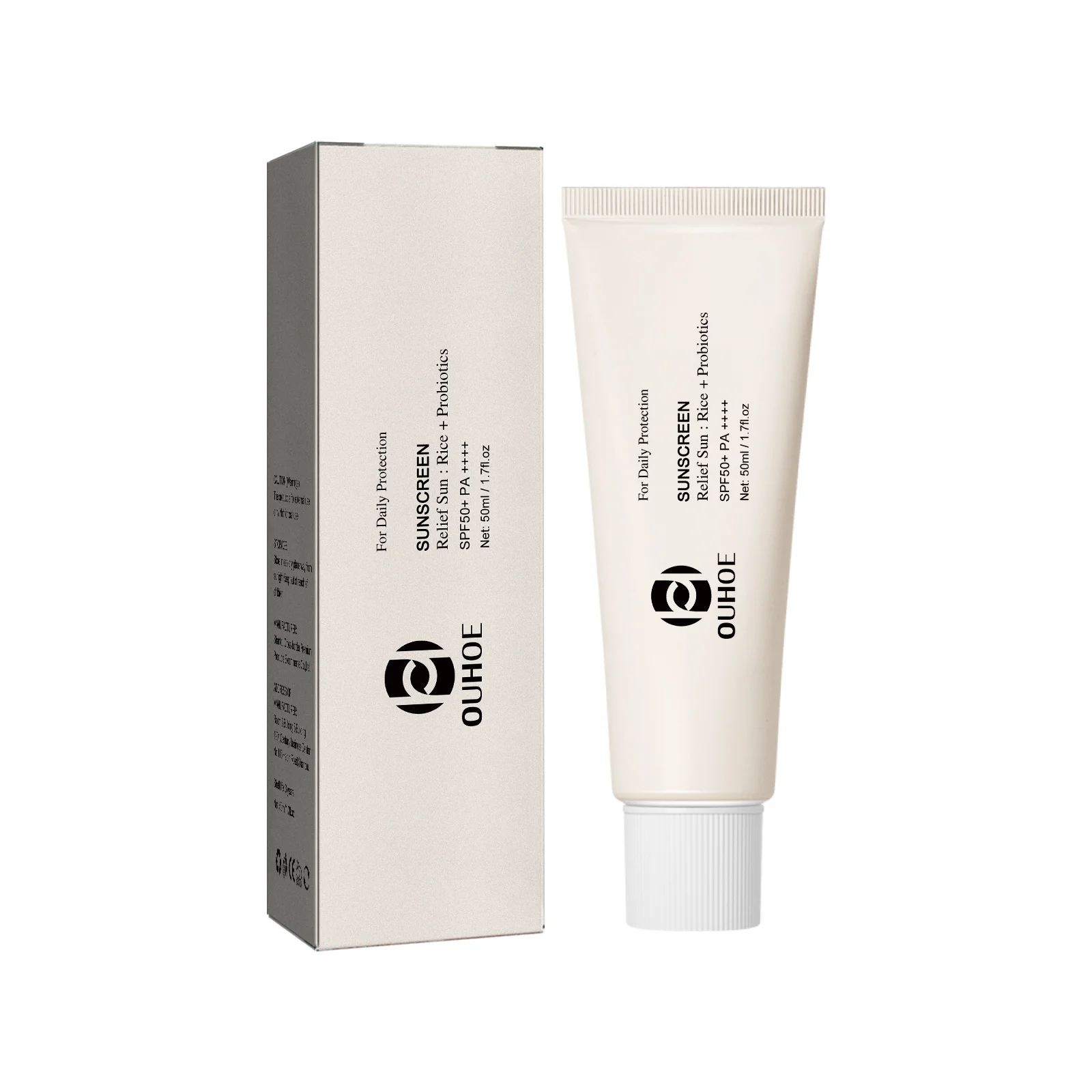 Refreshing UV moisturizing rice probiotic face cream – lightweight sunscreen moisturizer