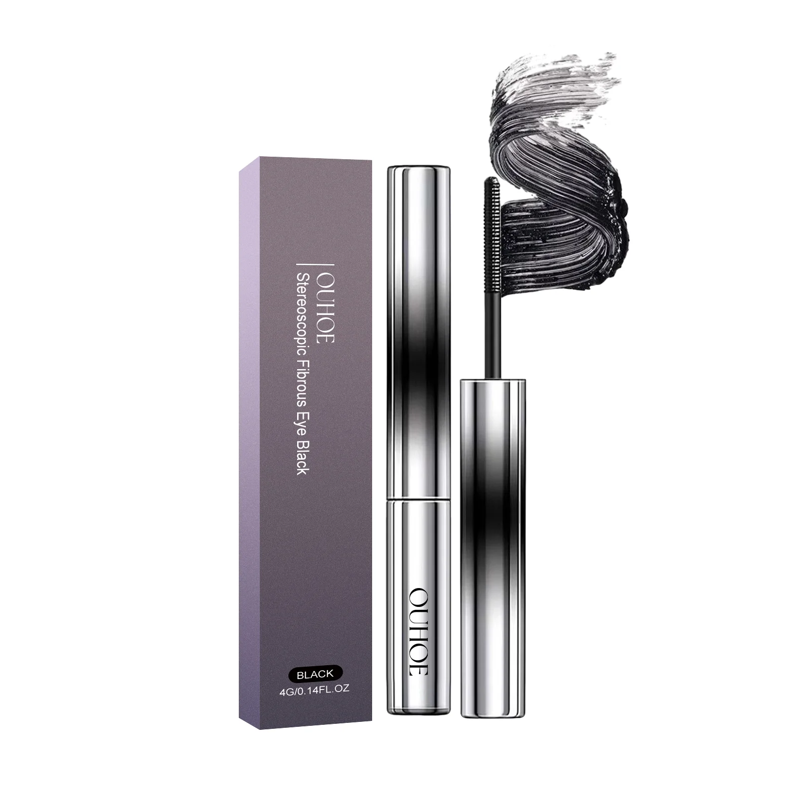 Volume Mascara with Olive Oil, Lanolin – Waterproof Curling and Lengthening Lash Makeup