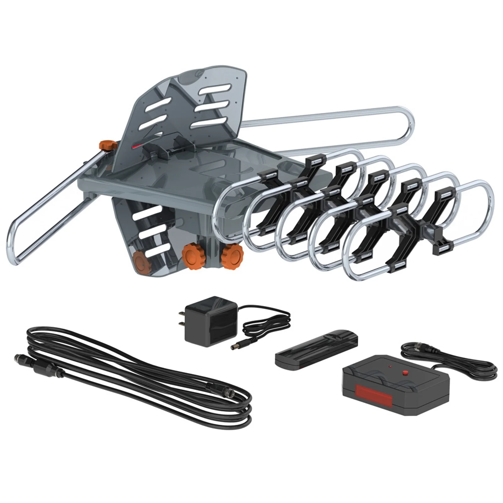 360° Dual-Band Outdoor Antenna, 28‑36dB Gain, Compact UV‑Resistant Design