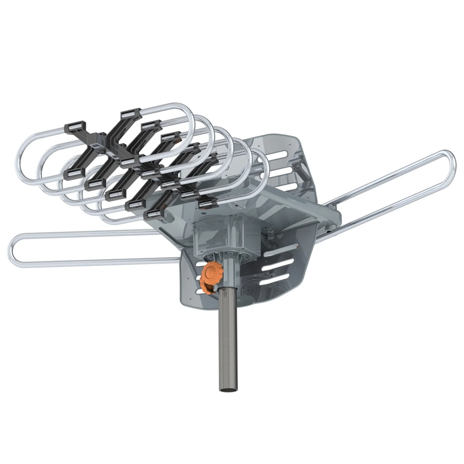 360° Dual-Band Outdoor Antenna, 28‑36dB Gain, Compact UV‑Resistant Design