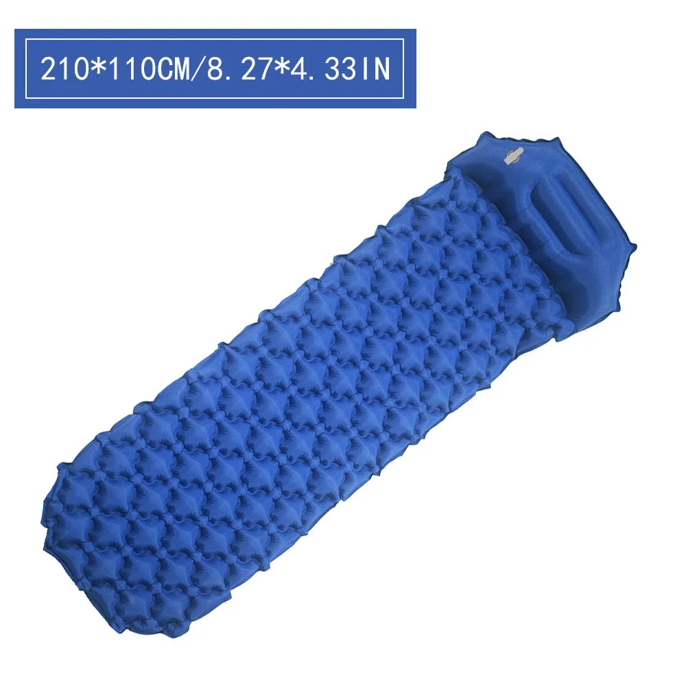 Outdoor Camping Sleeping Pad Single and Double Ultra-light Air Cushion Storage Portable Nylon Beach Moisture-p