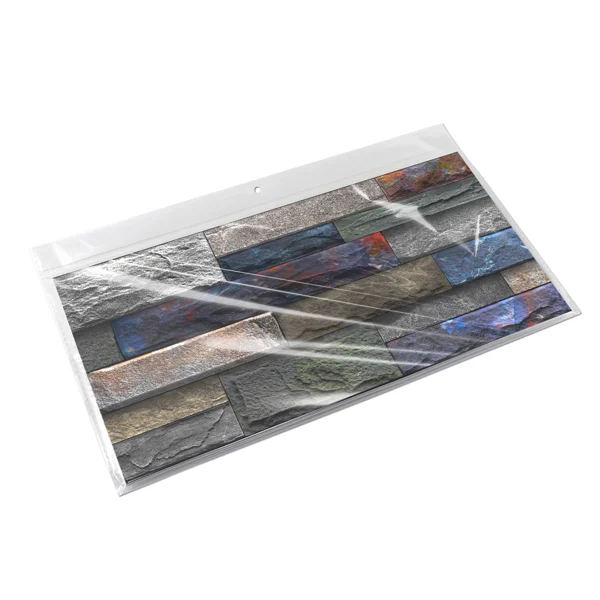 Peel and Stick Wallpaper Retro Stone Brick Self-adhesive Wall Stickers Bathroom Kitchen Back Stickers