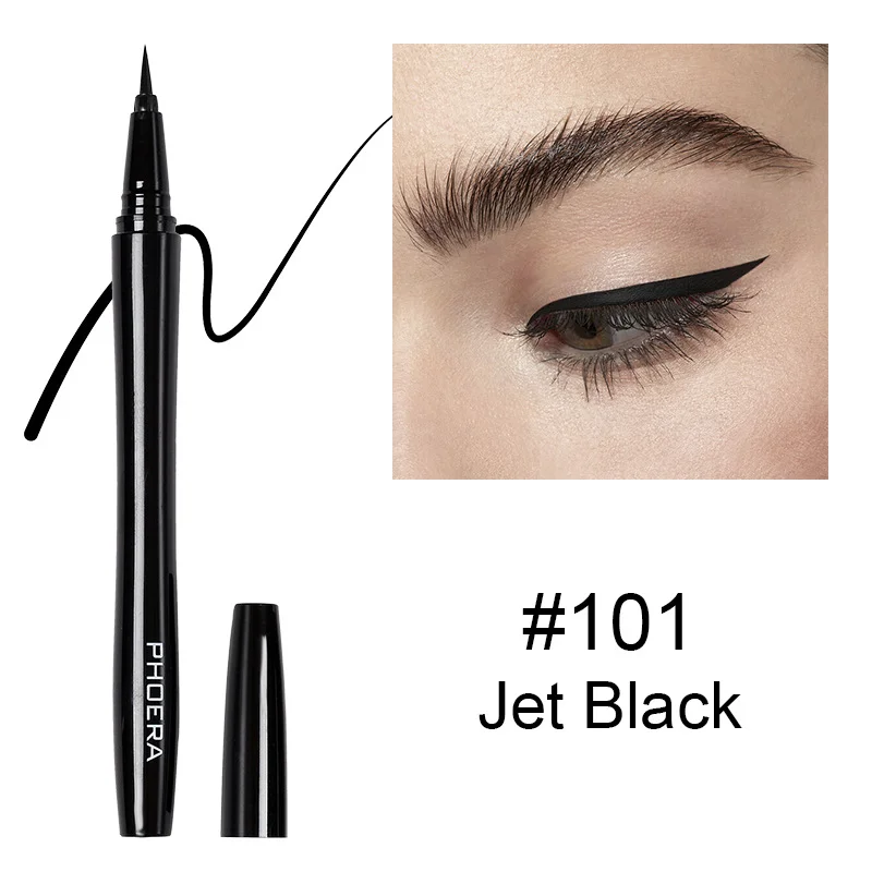 Vacuum Straight Liquid Eyeliner – Jet Black, Dark Brown, Dark Blue, Shimmer & Metallic Shades