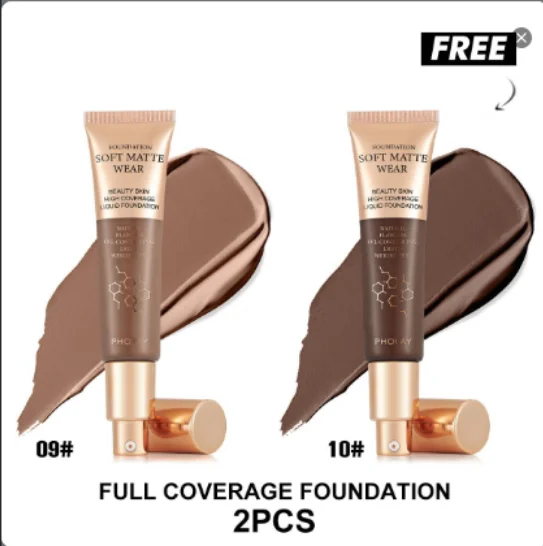 Full coverage oil-controlling lightweight foundation 30ml