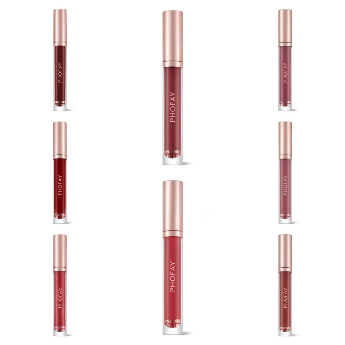 Hyaluronic Acid Lip Gloss for Hydration, 4ml Tube, Long-lasting Soft Shine