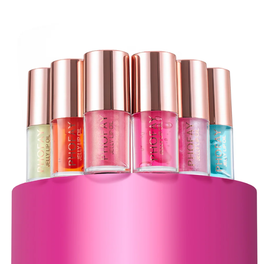 Jelly Lip Oil with Doe-Foot Applicator for Moist, Non-Sticky Shine
