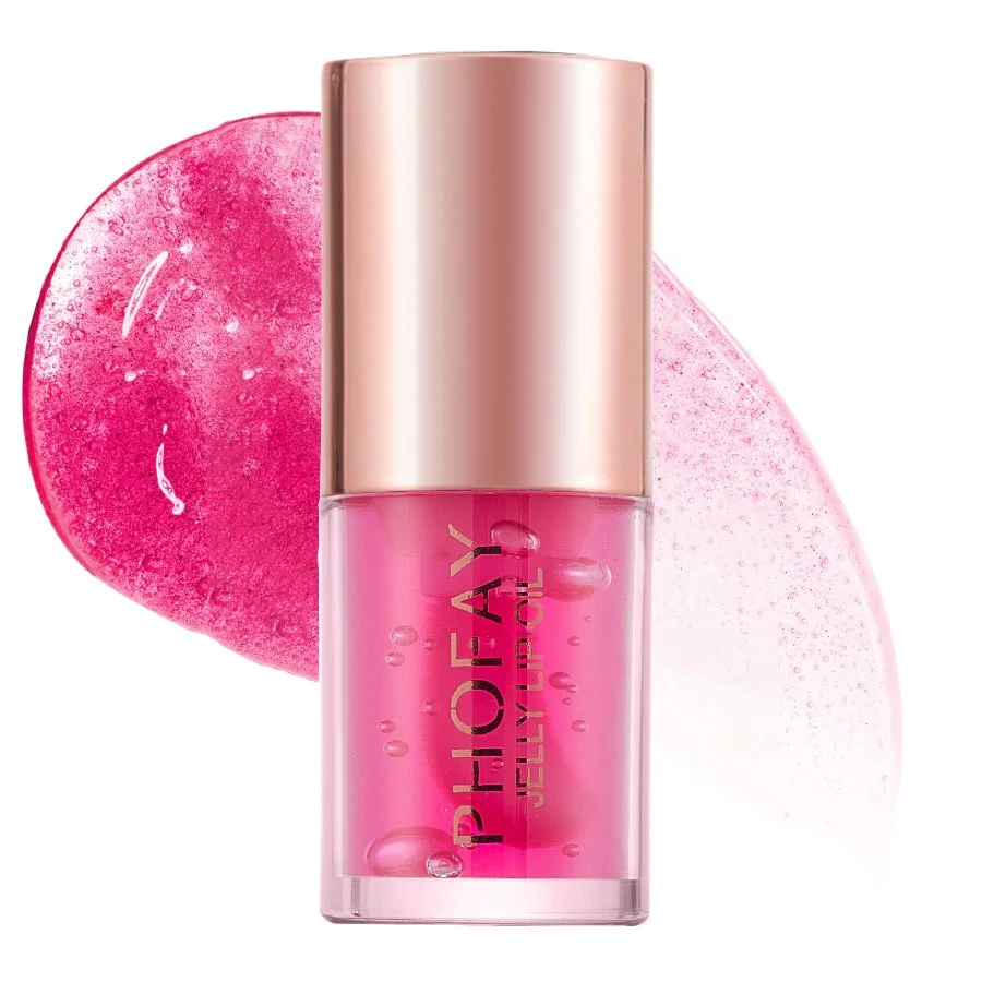 Jelly Lip Oil with Doe-Foot Applicator for Moist, Non-Sticky Shine