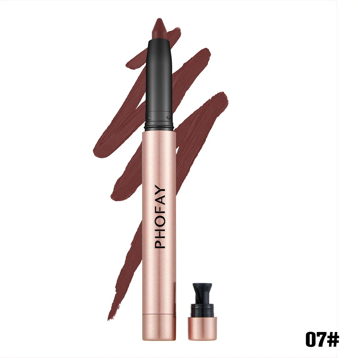 Phophay Matte Lip Liner Pen - Silky Smooth Matte Finish for Outlining and Shading