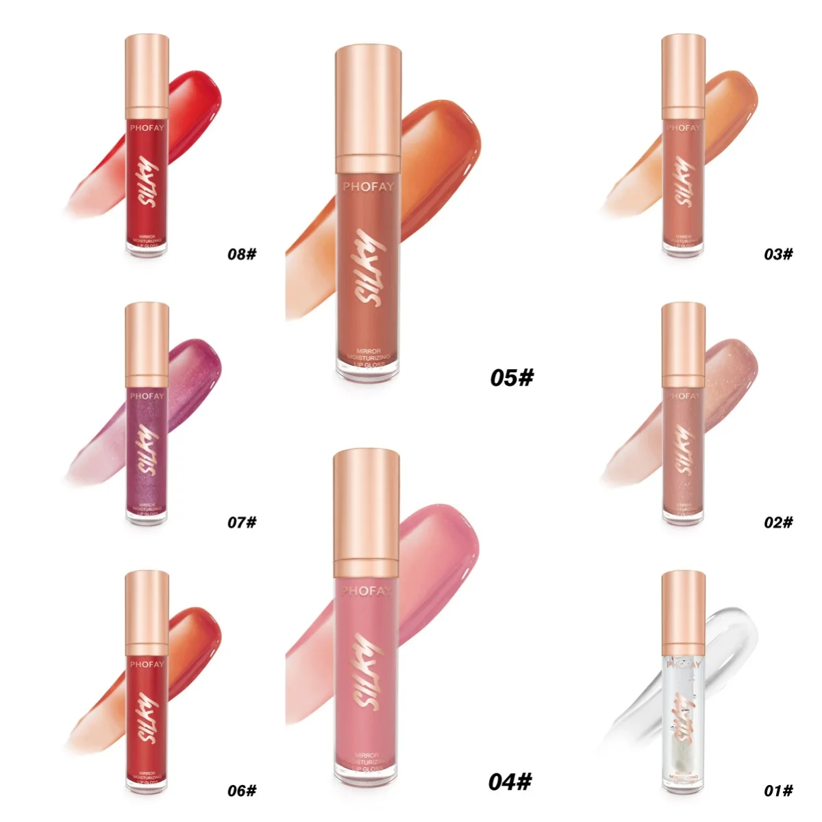Mirror Finish Moisturizing Lip Gloss – Non‑Sticky Shine in 7.5 ml