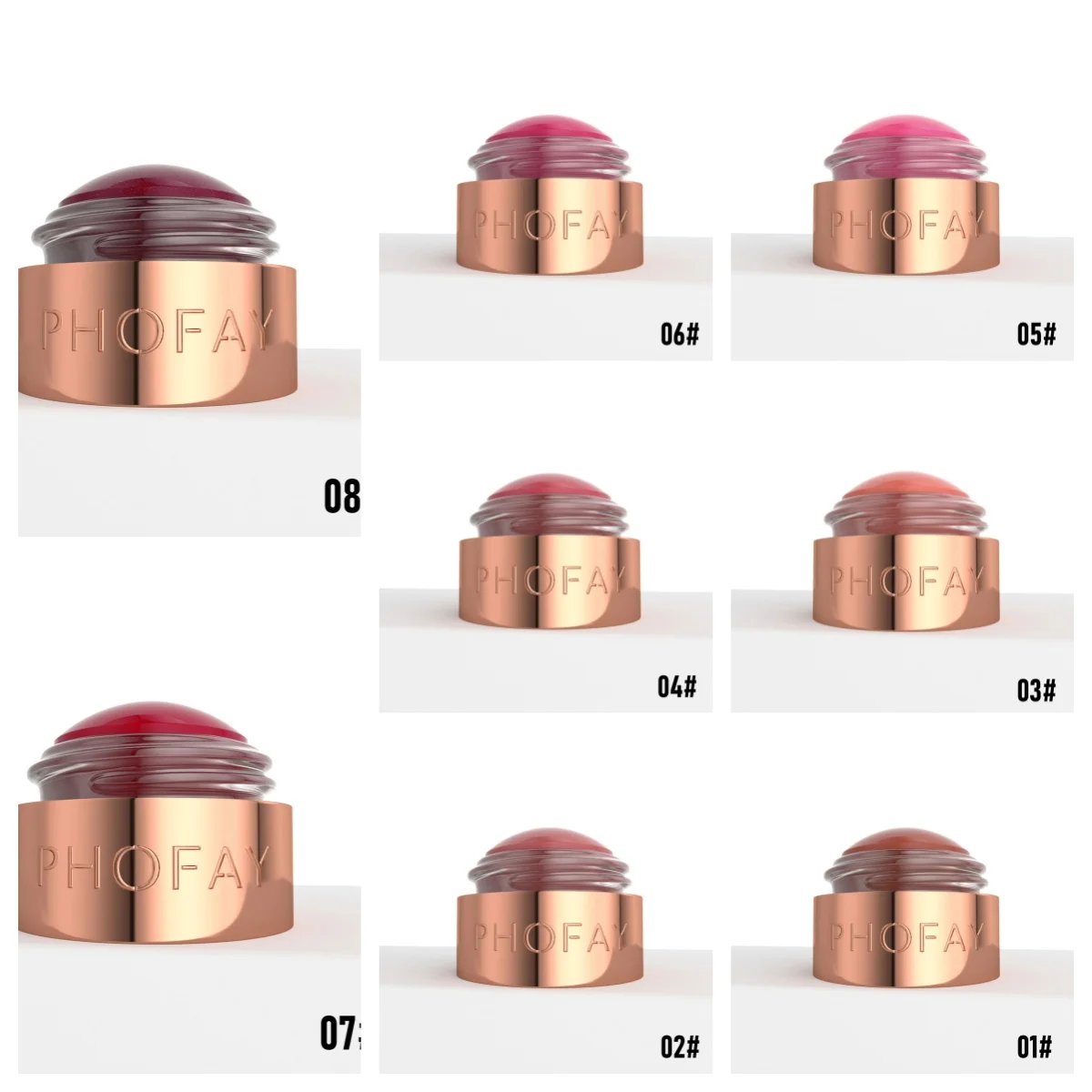 Mousse Blush Cream with lightweight creamy texture for natural cheek and lip flush