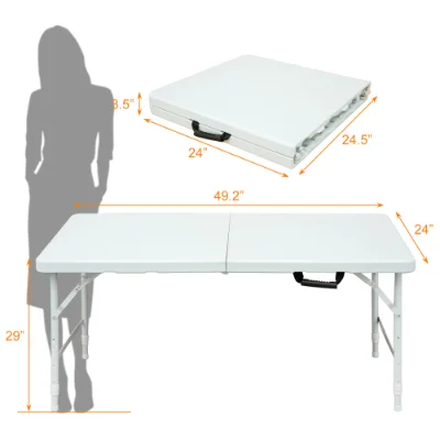 Portable Folding Table Indoor&outdoor Maximum Weight 135kg Foldable Table for Camping