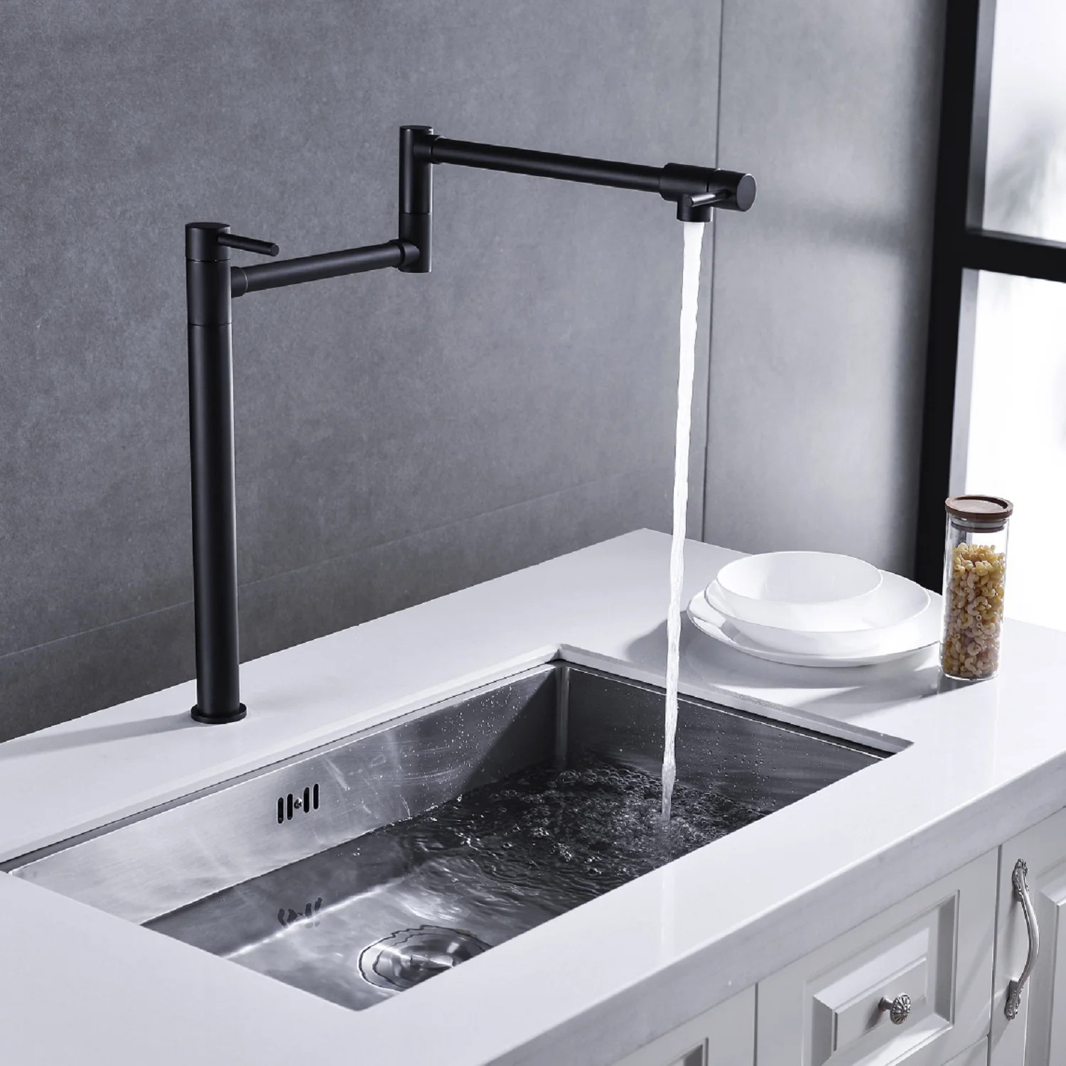 Pot Shaped Filling Faucet with Extended Handle