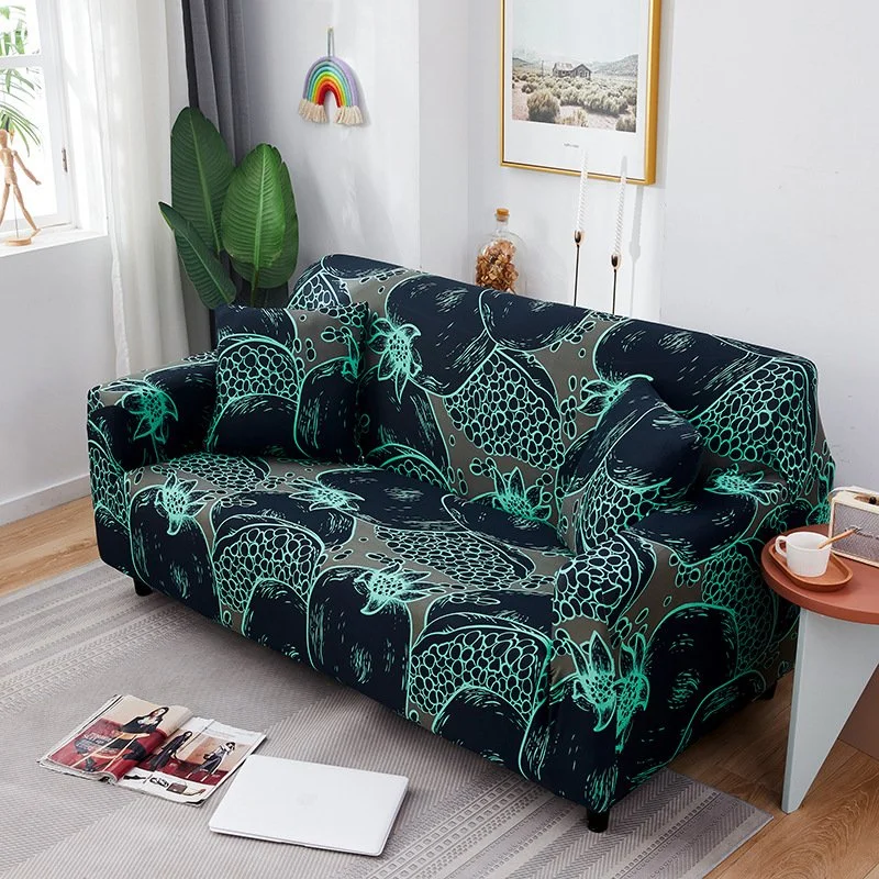 Stretch Knitted Multi‑Functional Sofa Bed Cover – Fits 90‑300 cm Sofas