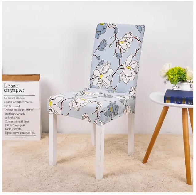 Printed Stretch Dining Chair Covers Set of 4 or 6