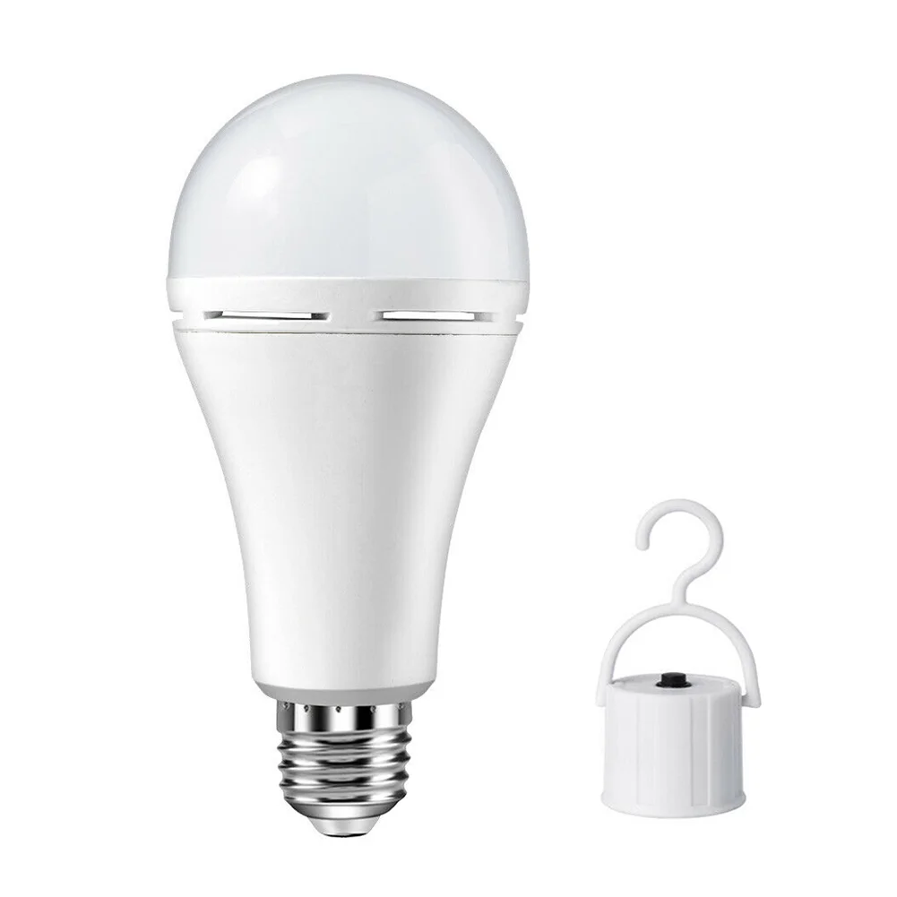 Rechargeable LED Emergency Light Bulb 12W with Built‑in Battery for Power Outages