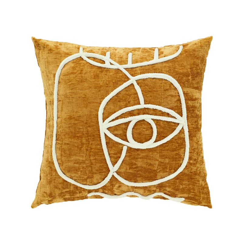 Removable and Washable Pillow Cover for Living Room Sofa
