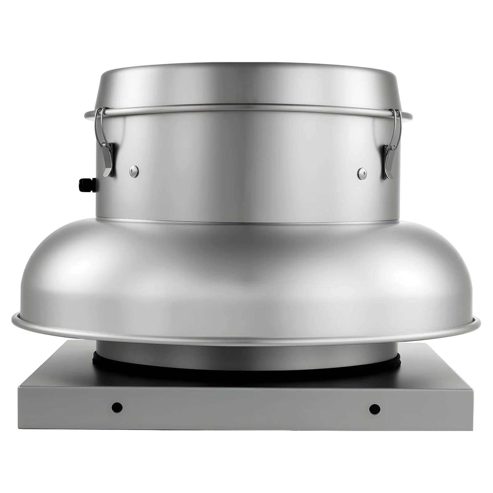 Roof Exhaust Fan, Attic Vent Fan with High-power Motor, 21 Inch Fan Base Heavy-duty Aluminum Alloy, Speed Control Adjustable Airflow 900 1500 Cfm, Compact for Garage,kitchen,bathroom, Silver