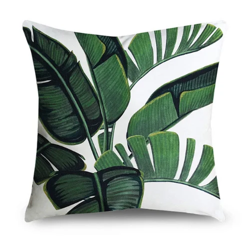 Sheets Cactus Pattern Cushion Cover Printed Polyester Pillow Case 45 45cm Throw Pillow Case Decorative for Home Office Room