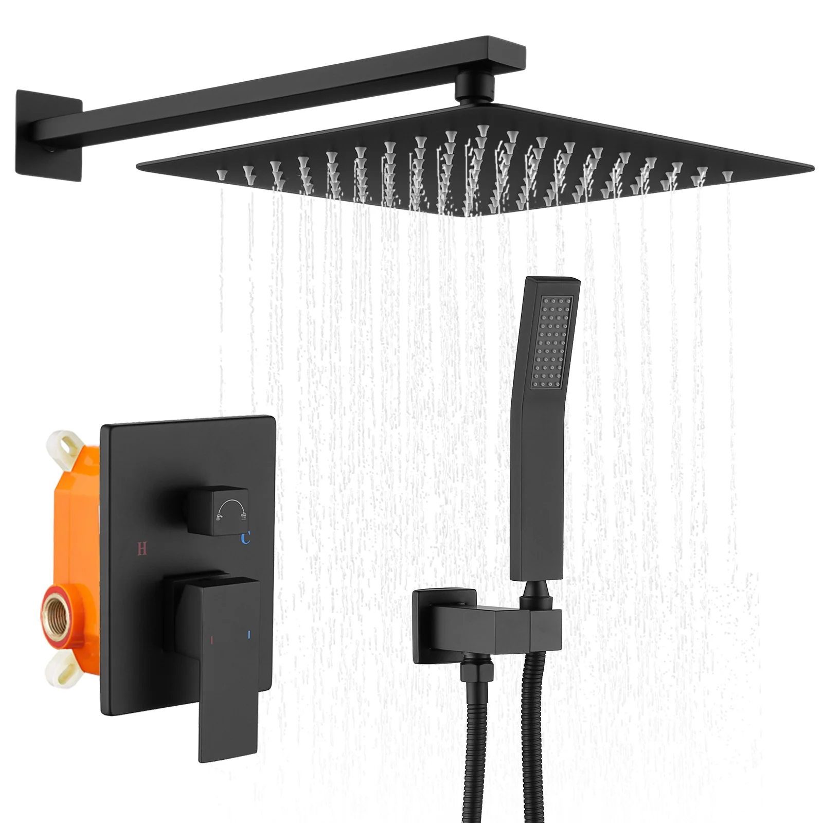 Shower System Shower Faucet Combination Set Wall Mounted, Unable to Ship on Weekends