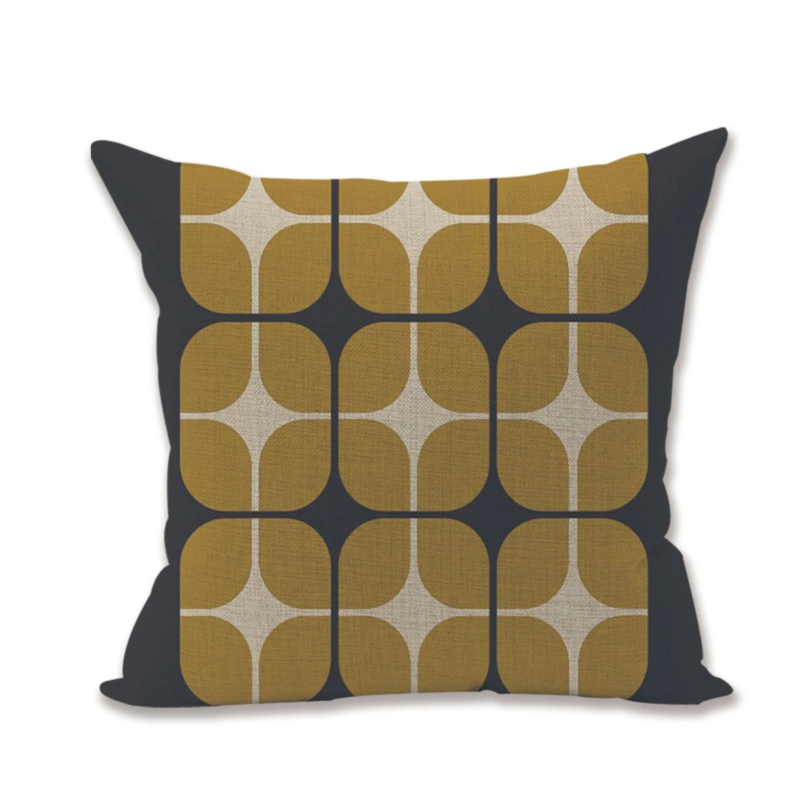 Simple Linen Home Office Sofa Pillowcase