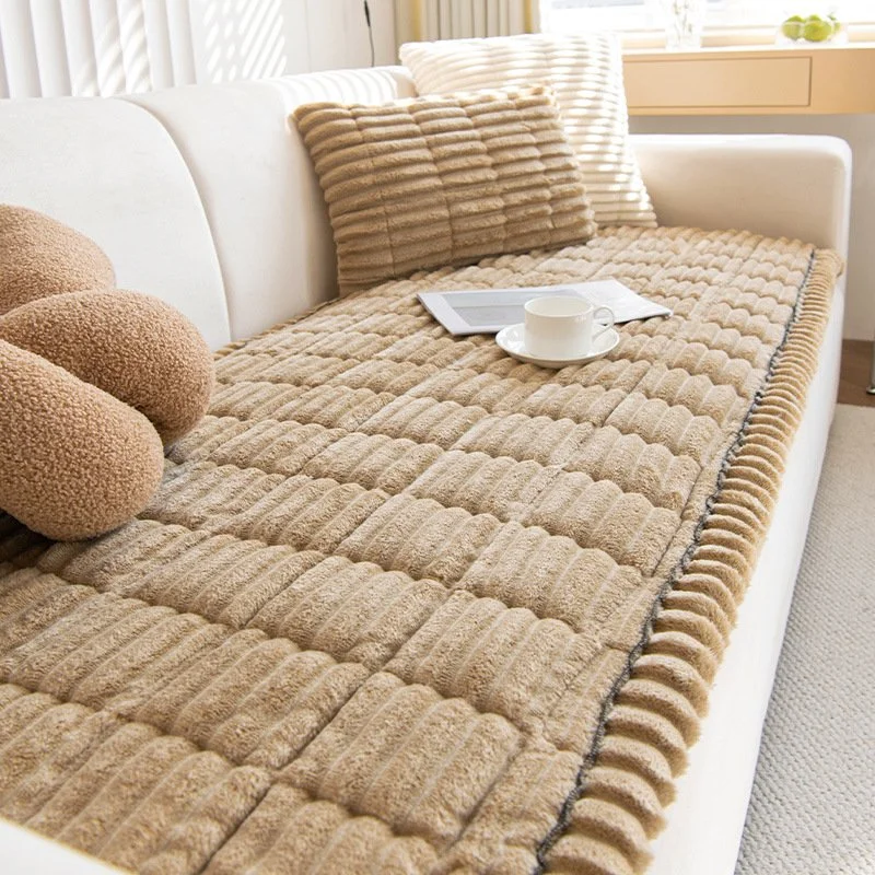 Simple Modern Non-slip Autumn and Winter Plush Cushion