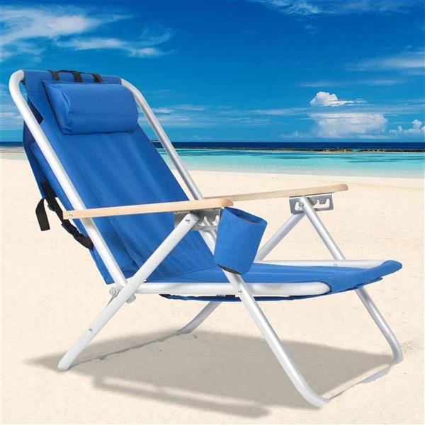 Single Beach Chair in Blue