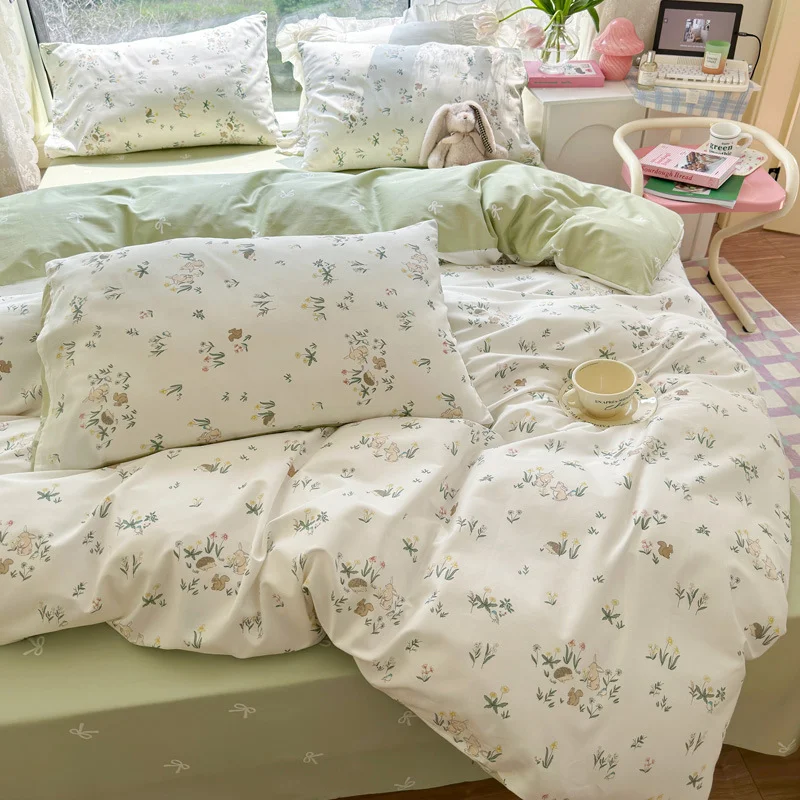 Skin-friendly Cotton Quilt Cover for Home Use